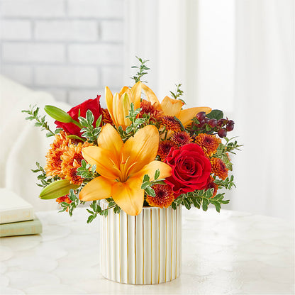 Scarlet Skies Bouquet –  The Rose Shop, Kerrville TX