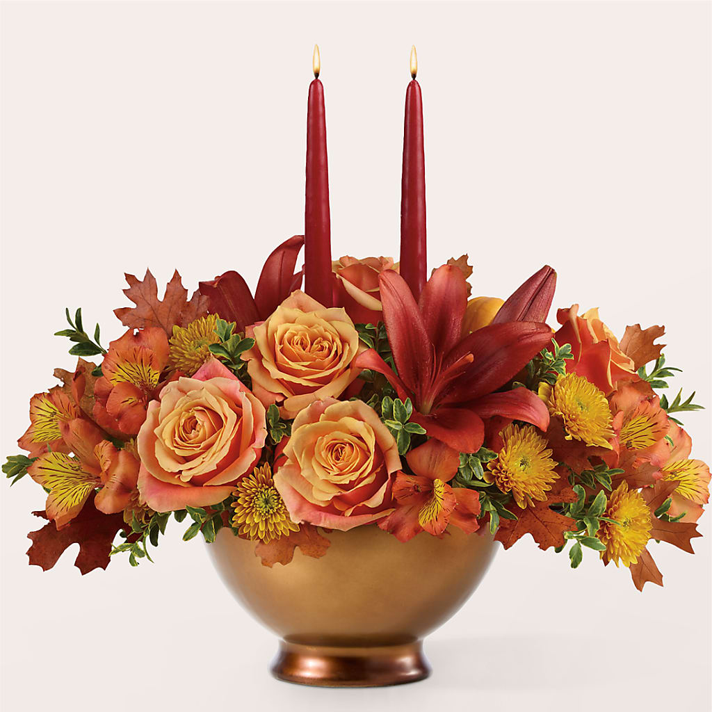 Harvest Table Centerpiece –  The Rose Shop, Kerrville TX