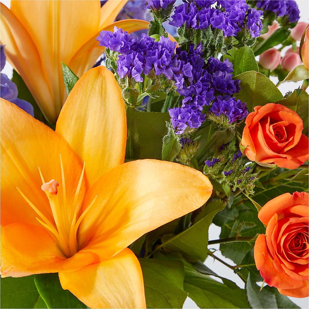 Radiant Citrus Bouquet –  The Rose Shop, Kerrville TX
