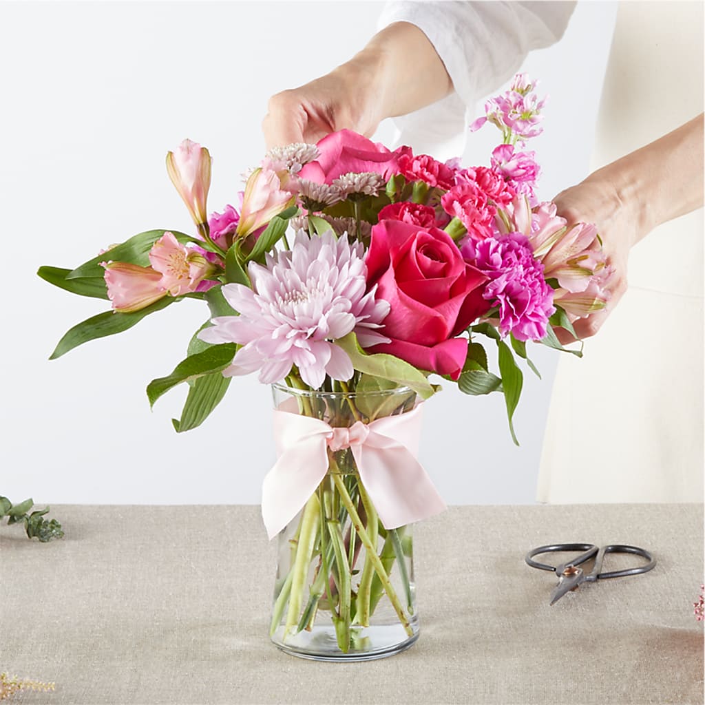 Pink Ribbon - A Florist Original –  The Rose Shop, Kerrville TX