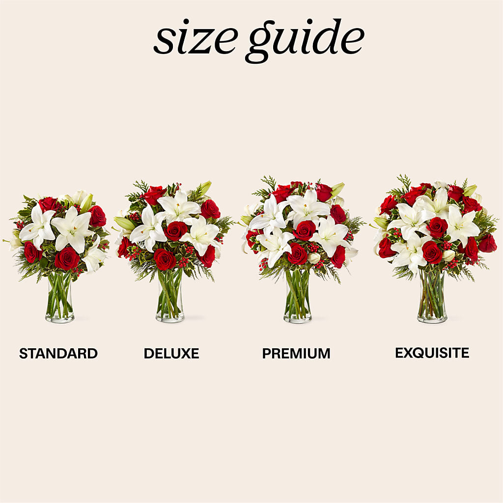 Sparkling Snowflakes Bouquet –  The Rose Shop, Kerrville TX