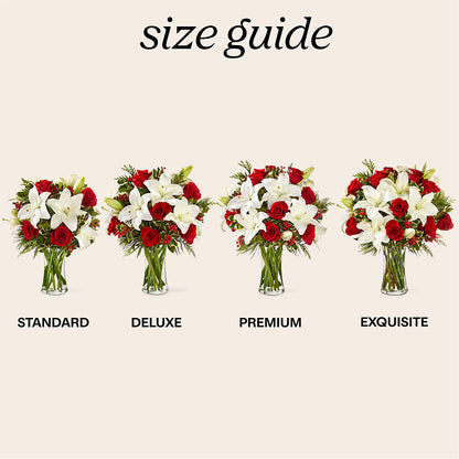 Sparkling Snowflakes Bouquet –  The Rose Shop, Kerrville TX