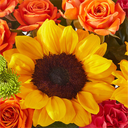 Sun-drenched Blooms Box Bouquet –  The Rose Shop, Kerrville TX