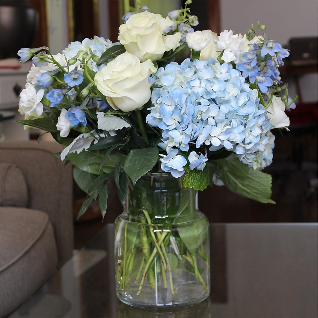 Clear Skies Bouquet –  The Rose Shop, Kerrville TX