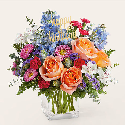 Birthday Bash Bouquet –  The Rose Shop, Kerrville TX