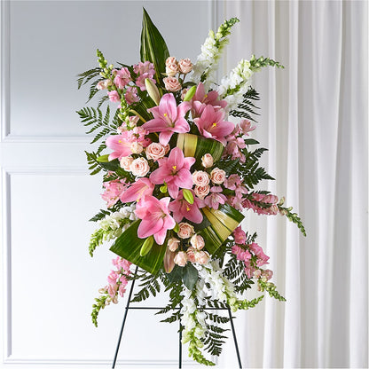 Elegant Embrace Standing Spray –  The Rose Shop, Kerrville TX