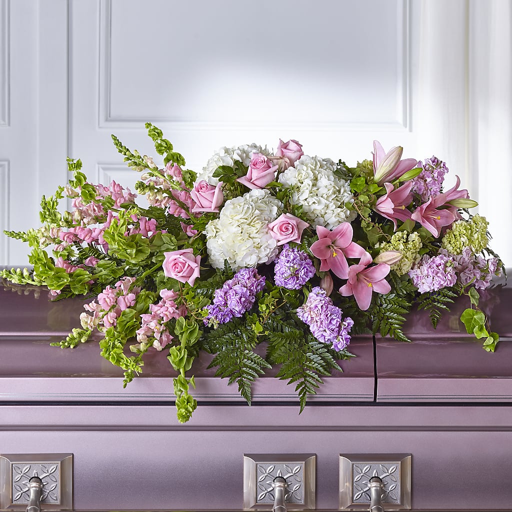 Life's Gratitude Casket Spray –  The Rose Shop, Kerrville TX