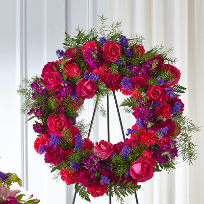 Calming Colors Wreath –  The Rose Shop, Kerrville TX