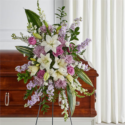 Grateful Hearts Standing Spray –  The Rose Shop, Kerrville TX