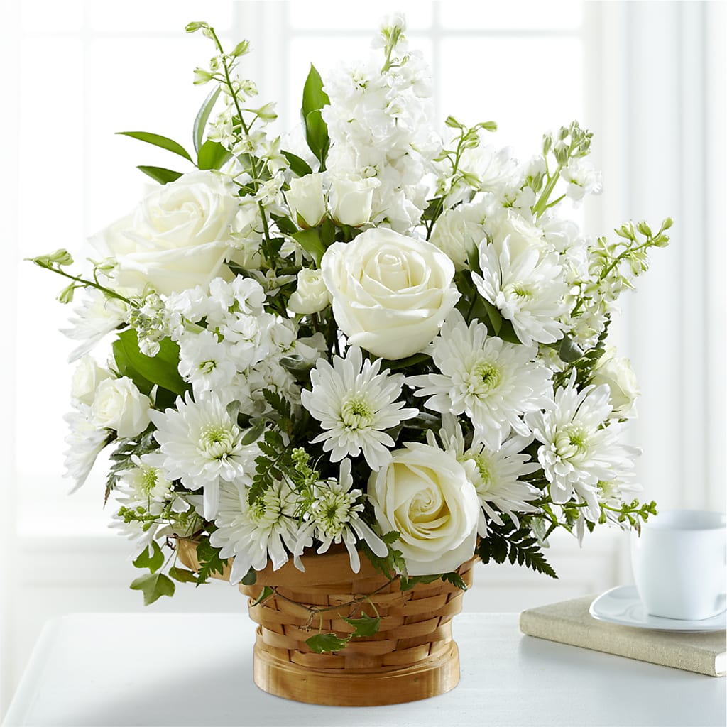 Heartfelt Condolences Arrangement –  The Rose Shop, Kerrville TX