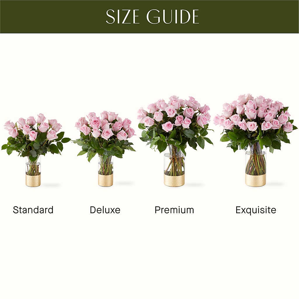Picture Perfect Pink Rose Bouquet –  The Rose Shop, Kerrville TX