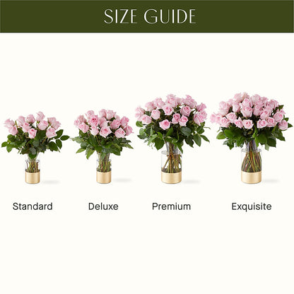 Picture Perfect Pink Rose Bouquet –  The Rose Shop, Kerrville TX