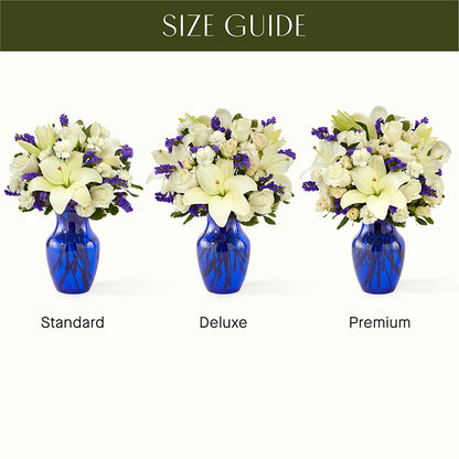Sapphire Rush Bouquet –  The Rose Shop, Kerrville TX