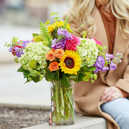 Vibrant Greetings Bouquet –  The Rose Shop, Kerrville TX