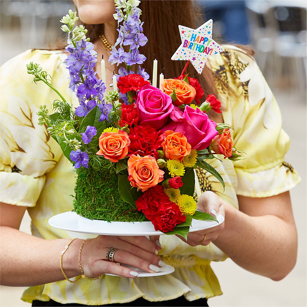 Best Year Yet Floral Cake –  The Rose Shop, Kerrville TX
