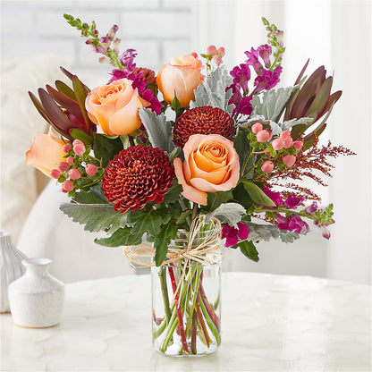 Moody Hues Bouquet –  The Rose Shop, Kerrville TX