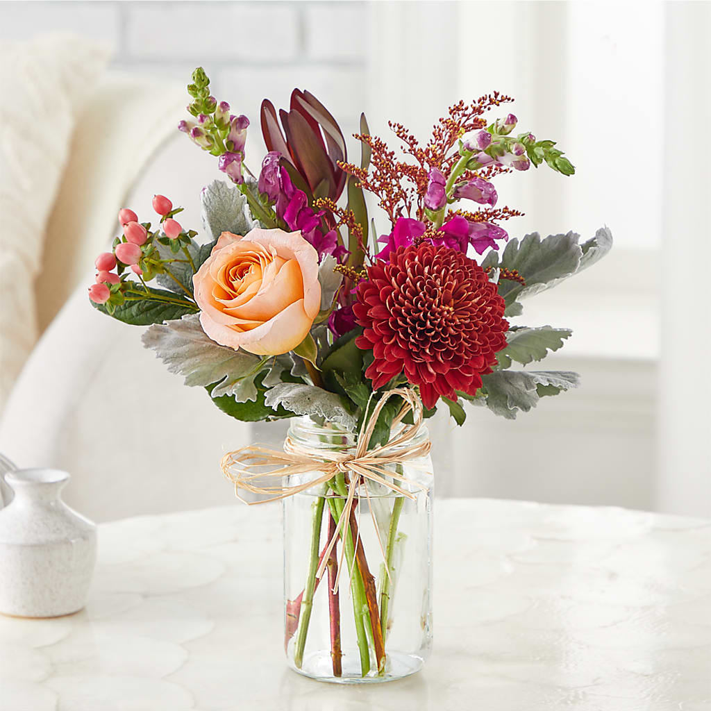 Moody Hues Bouquet –  The Rose Shop, Kerrville TX