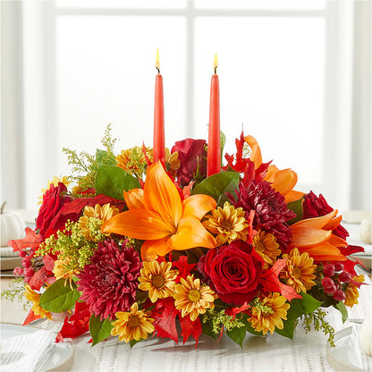 Autumn's Embrace Centerpiece –  The Rose Shop, Kerrville TX