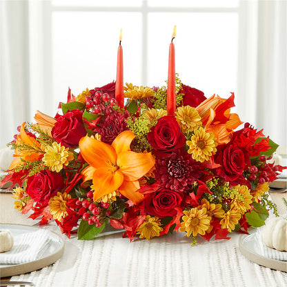 Autumn's Embrace Centerpiece –  The Rose Shop, Kerrville TX