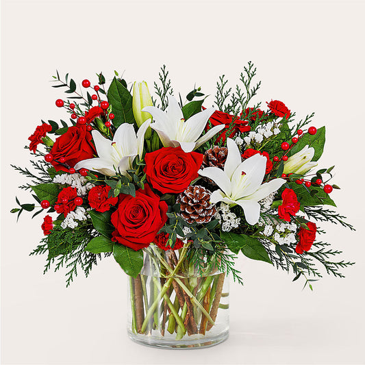 Best in Snow Bouquet –  The Rose Shop, Kerrville TX