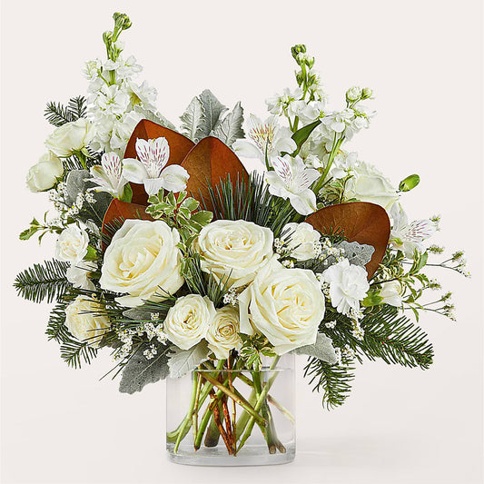 Fresh Snowfall Bouquet –  The Rose Shop, Kerrville TX