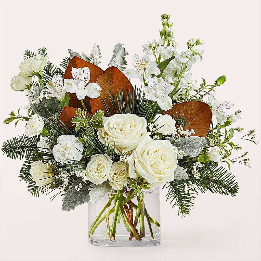 Fresh Snowfall Bouquet –  The Rose Shop, Kerrville TX