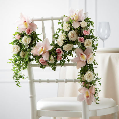 Orchid Rose Chair Décor –  The Rose Shop, Kerrville TX