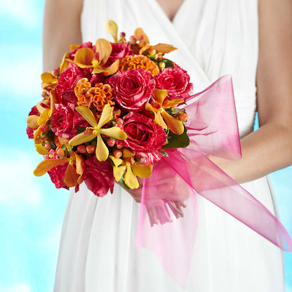 Brilliant Shades of Love Bouquet –  The Rose Shop, Kerrville TX