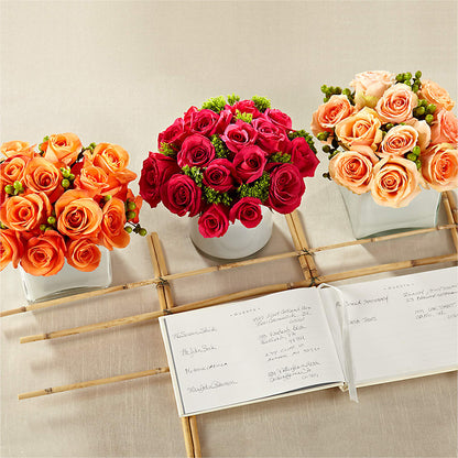 Dawn Rose Centerpiece –  The Rose Shop, Kerrville TX