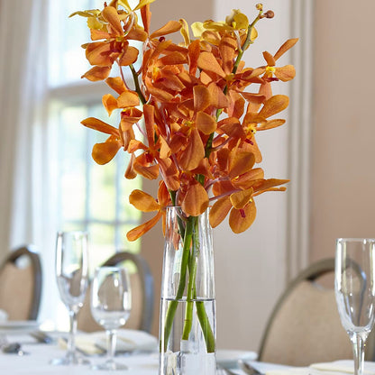 Orange Mokara Bud Vase –  The Rose Shop, Kerrville TX