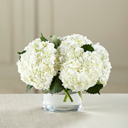White Hydrangea Bouquet –  The Rose Shop, Kerrville TX